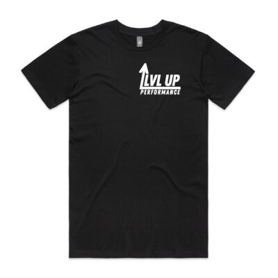 Lvl Up Performance Tee All White Thumbnail
